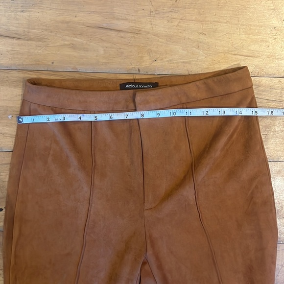 Orange vintage style soft pants - Picture 3 of 5